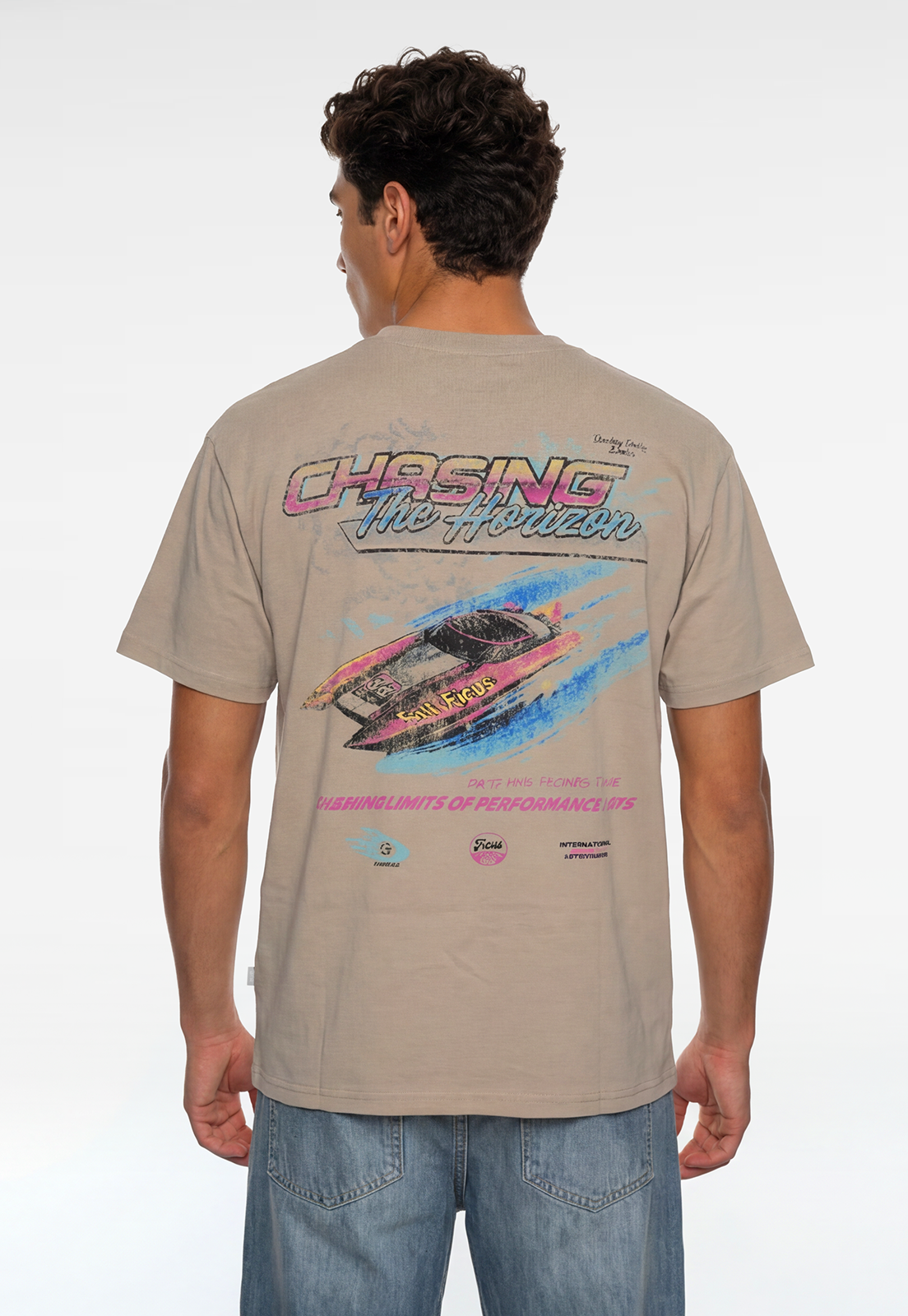 Polera Hombre Races Sea Beige 3