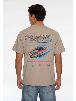 Polera Hombre Chasing Beige