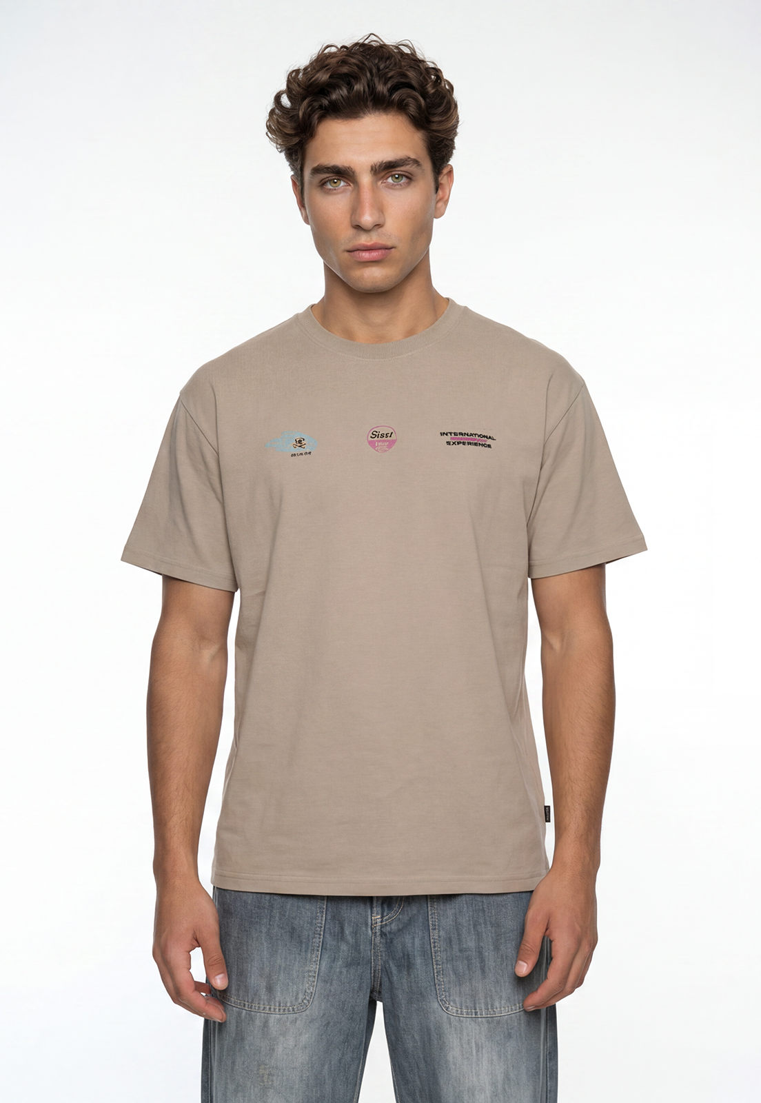 Polera Hombre Races Sea Beige 1