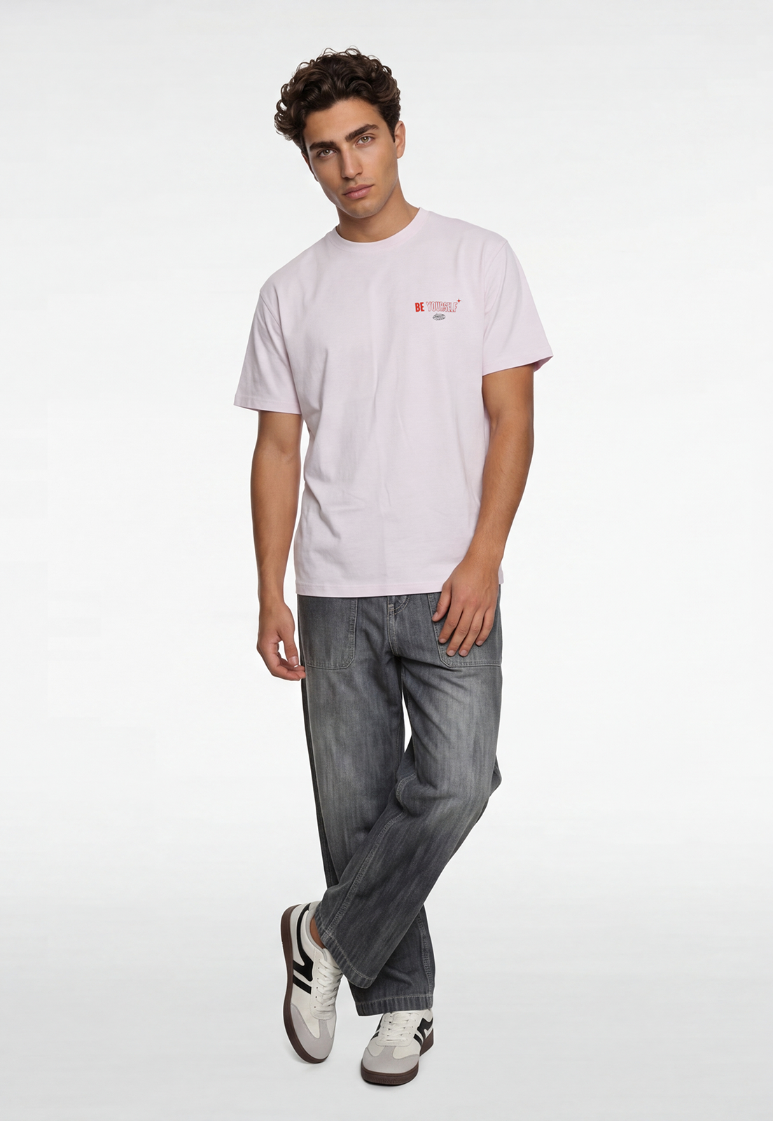 Polera Hombre Print Amalfi Rosado 4