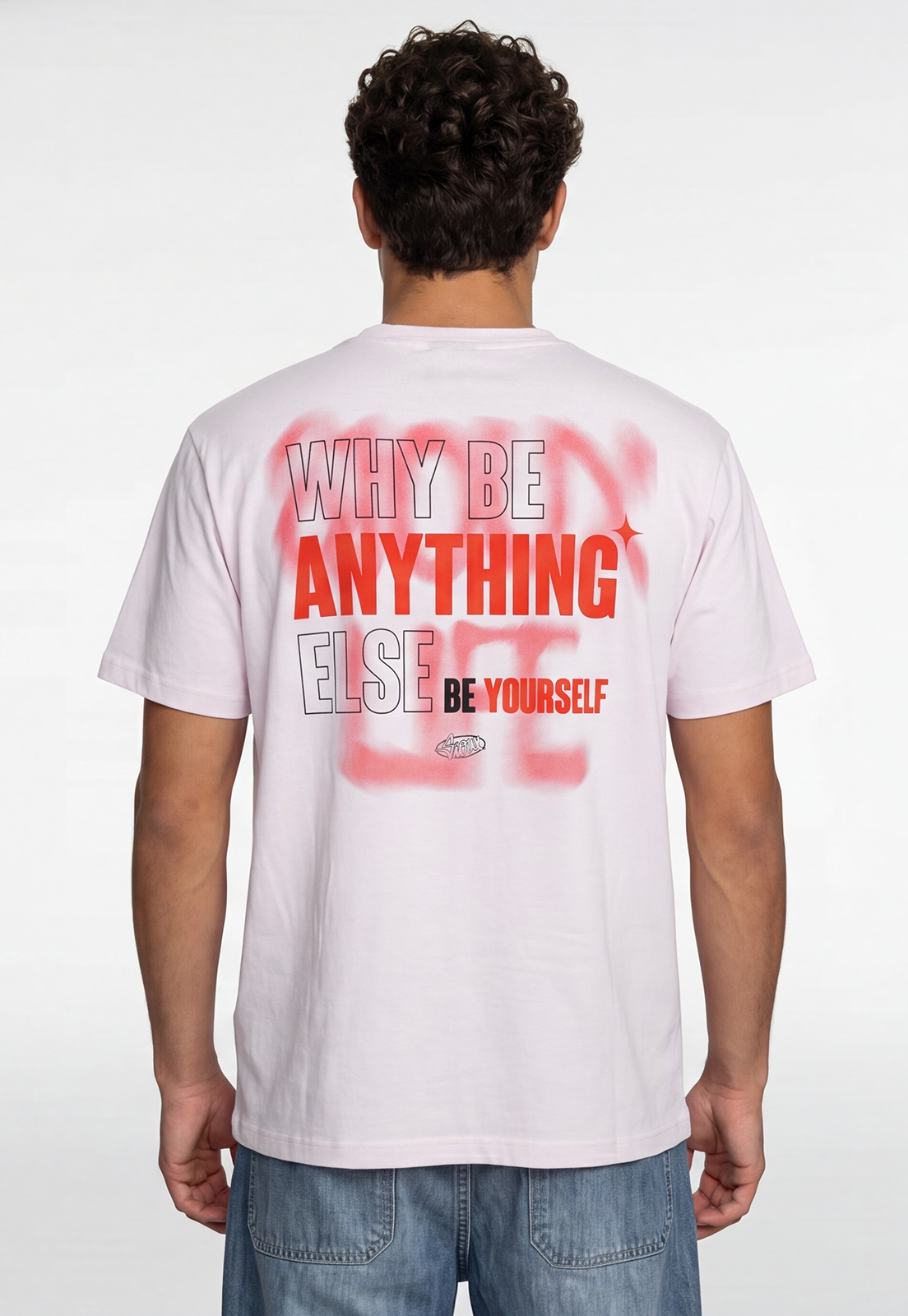 Polera Hombre Print Amalfi Rosado 3