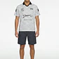 Polera Hombre Sport Cuello Camisero Gris - Miniatura 2