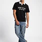 Polera Hombre Boxy Fit Cuello Moda Negro - Miniatura 2