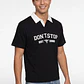 Polera Hombre Boxy Fit Cuello Moda Negro - Miniatura 3