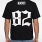 Polera Hombre Boxy Fit Cuello Moda Negro - Miniatura 4