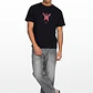 Polera Hombre Boxy Fit Print Negro - Miniatura 2