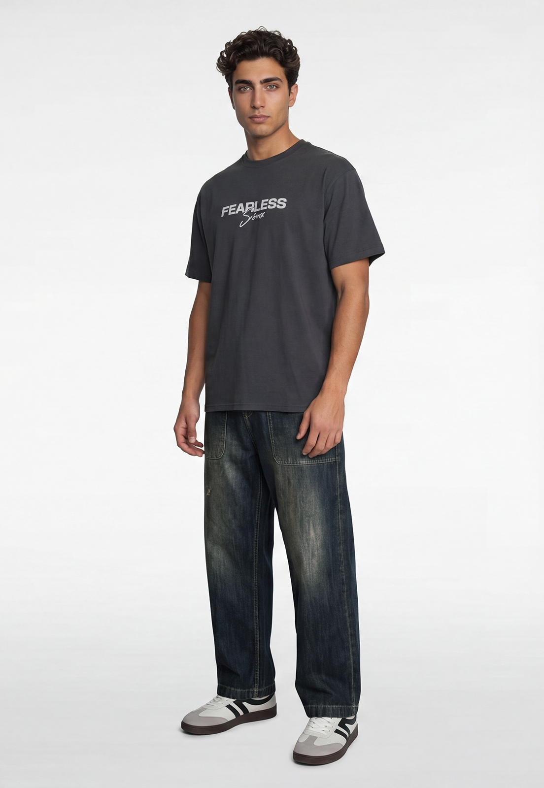 Polera Hombre Relaxed Billar Acero 4