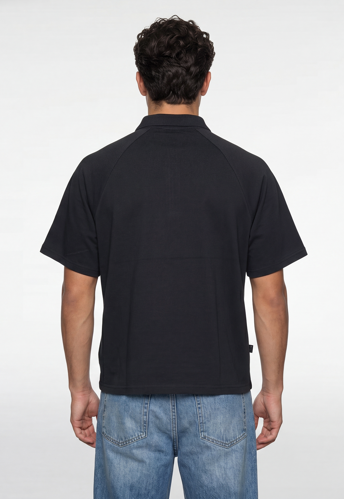 Polera Hombre Piqué Cierre Moda Acero 4