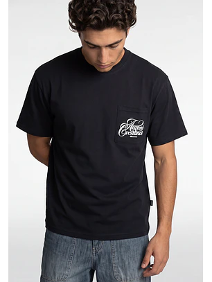 Polera Hombre Bolsillo Resort Acero