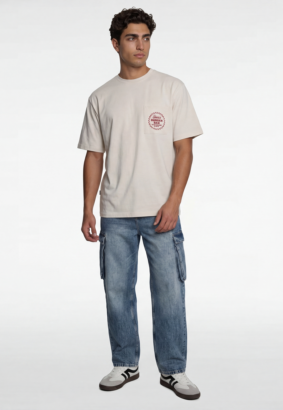 Polera Hombre Bolsillo Bar Crudo 2