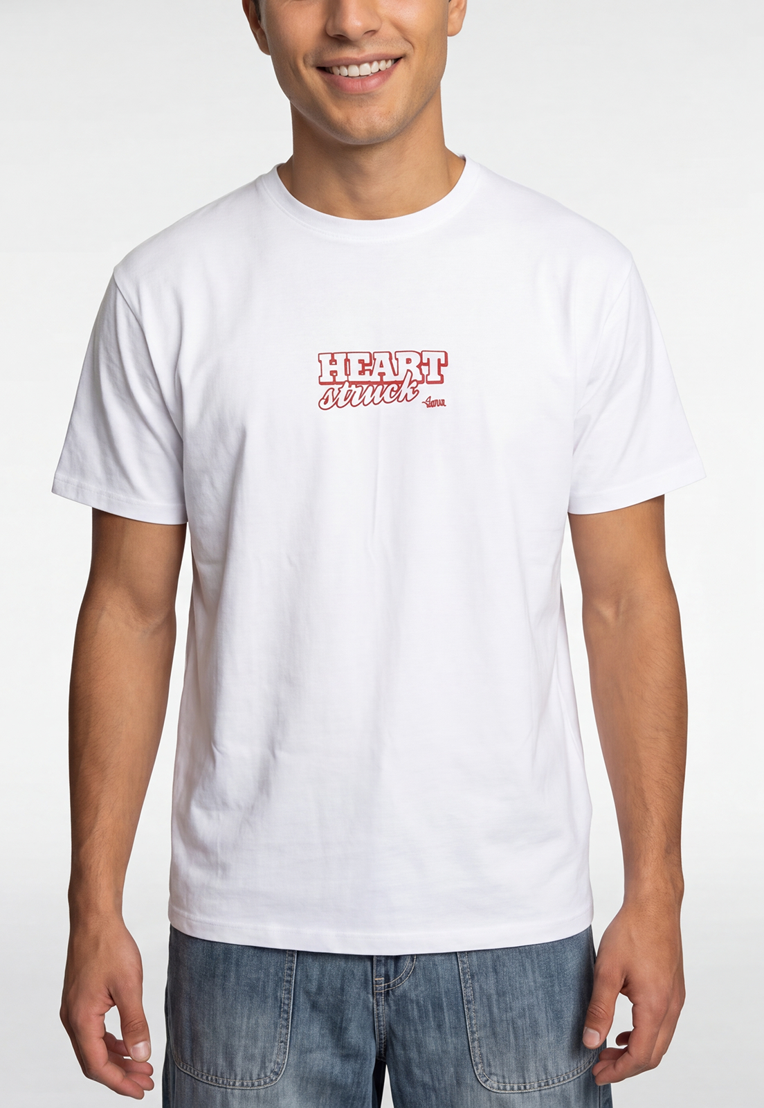 Polera Hombre Heart Blanco 3
