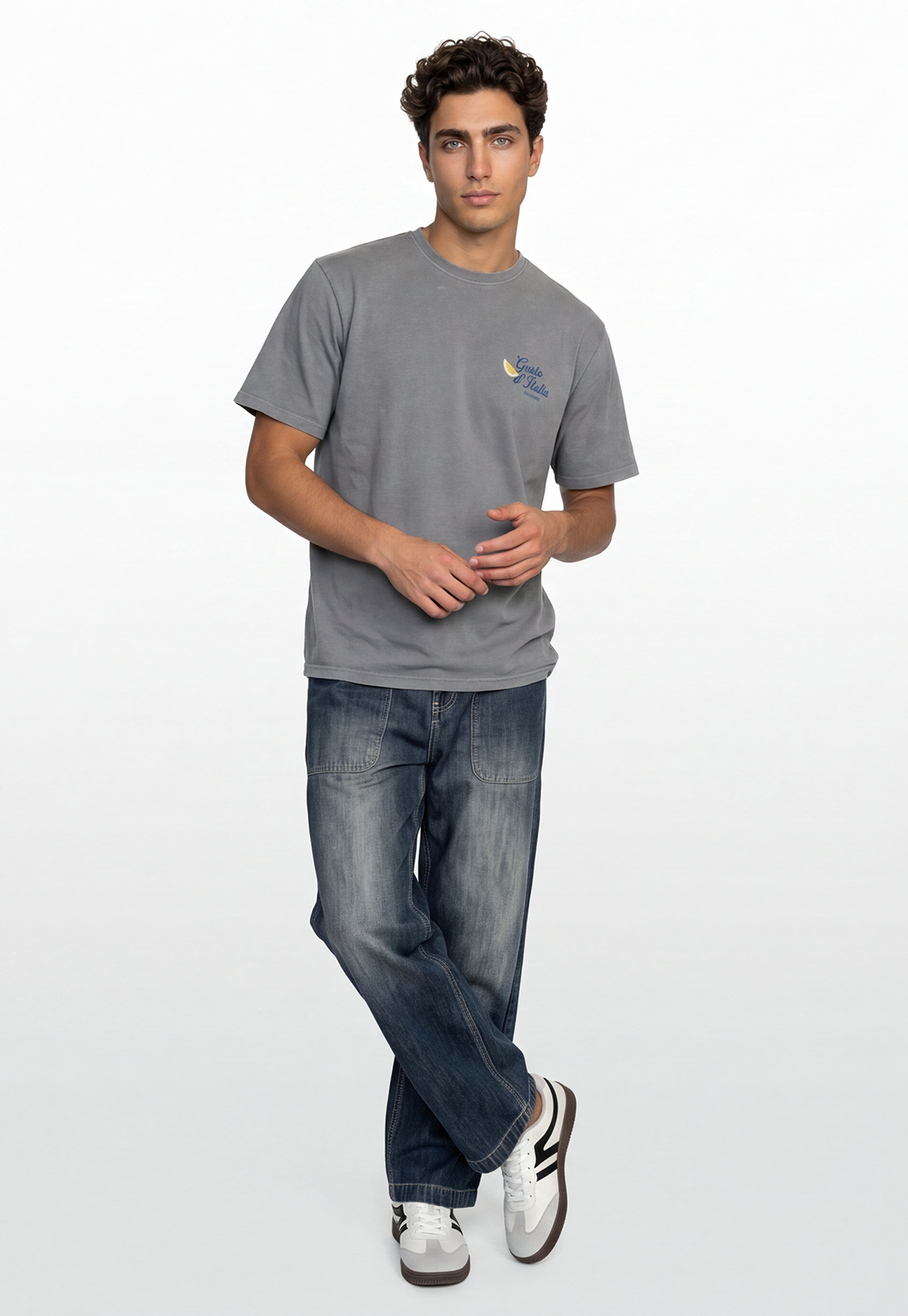 Polera Hombre Helado Gris 2