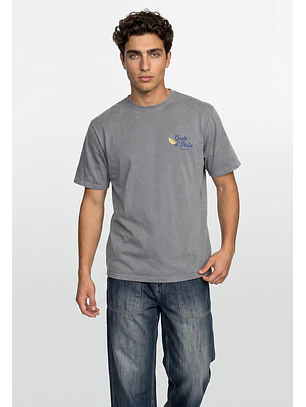 Polera Hombre Cóctel Verano Gris
