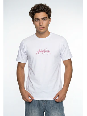 Polera Hombre Dead Metal Blanco
