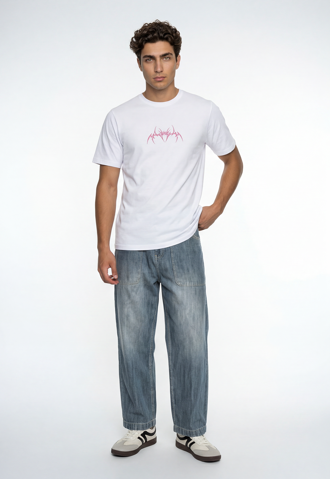 Polera Hombre Gourmet Blanco 2