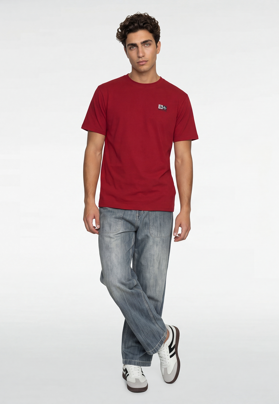 Polera Hombre Relaxed No Limits Rojo 2
