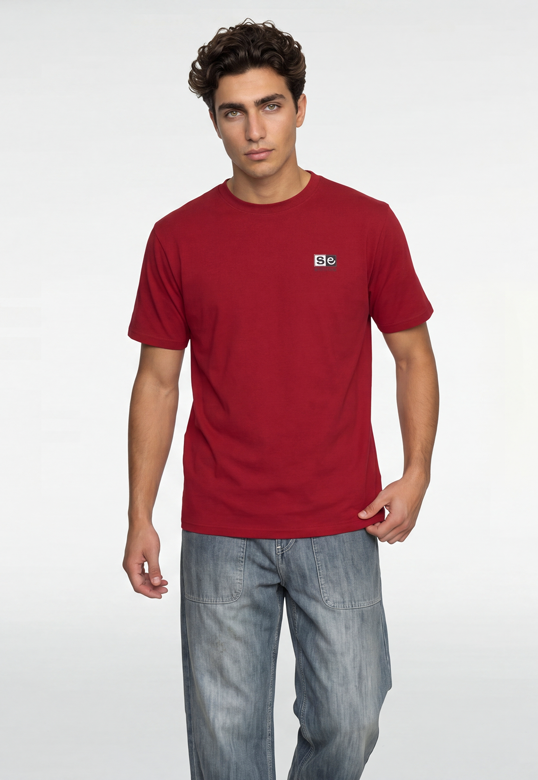 Polera Hombre Relaxed No Limits Rojo 1
