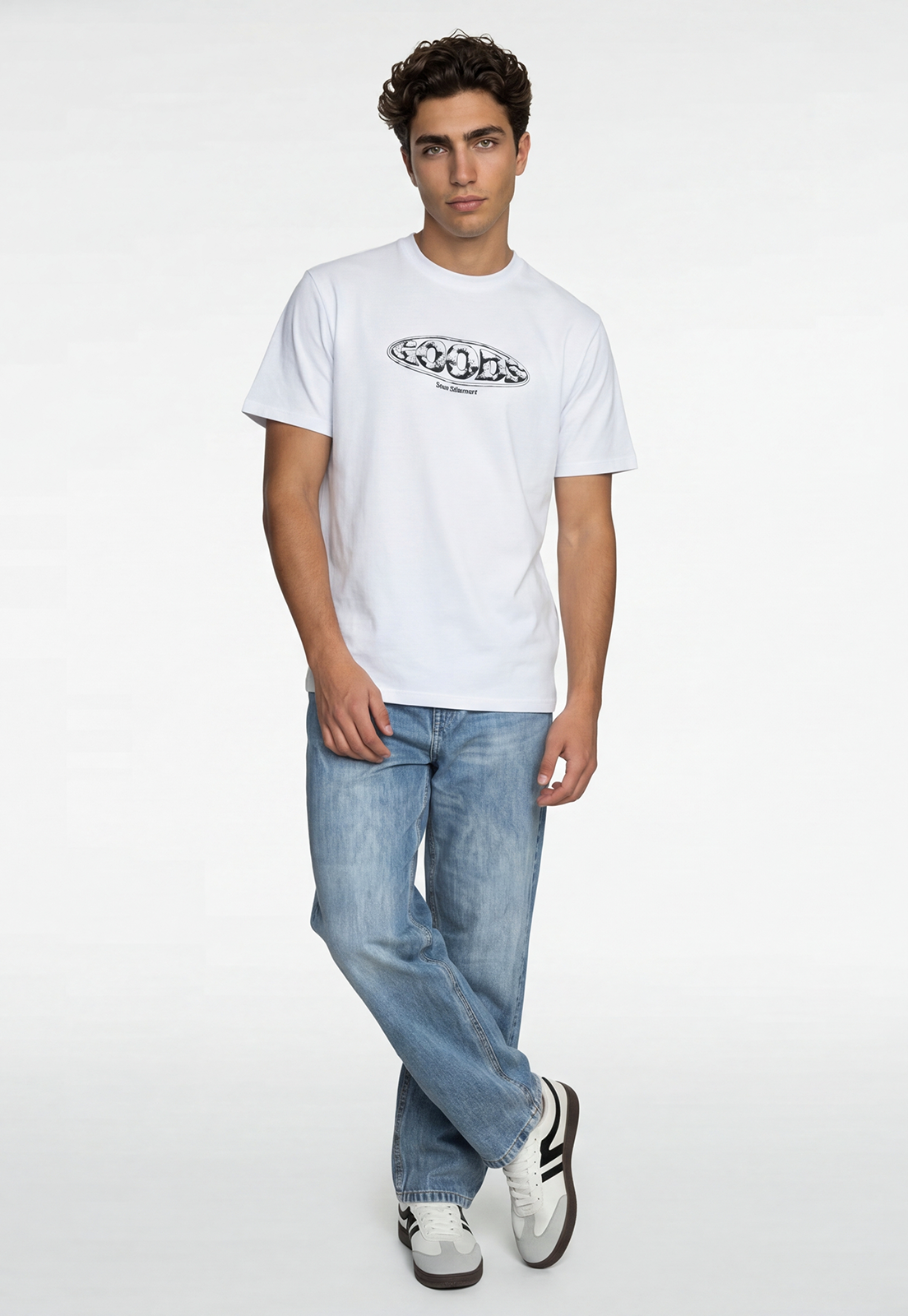 Polera Hombre Relaxed Good Blanco 2