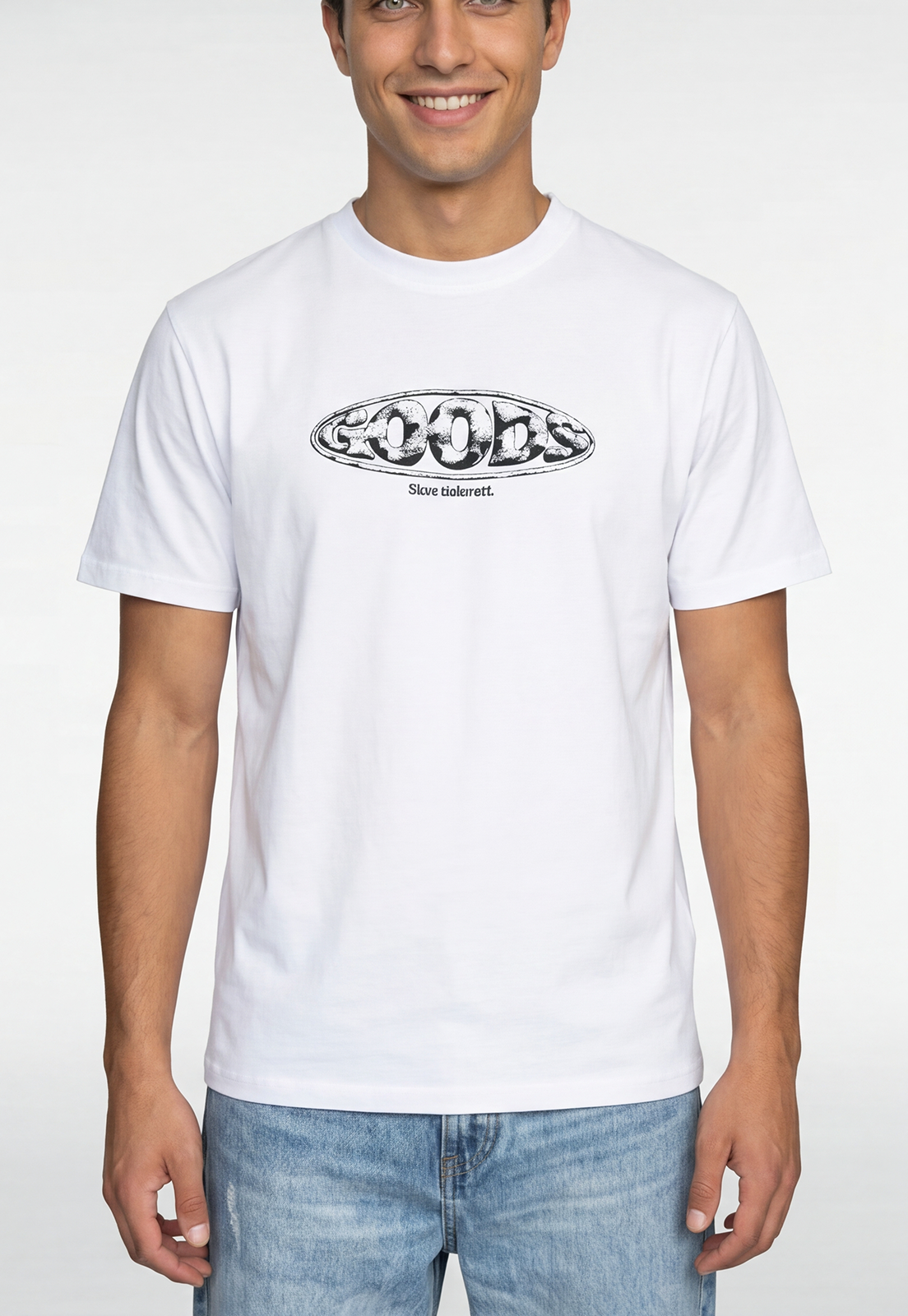 Polera Hombre Relaxed Good Blanco 3