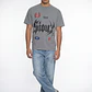 Polera Hombre Relaxed Bordado Lavada Gris - Miniatura 2