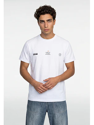Polera Hombre Relaxed Future Blanco