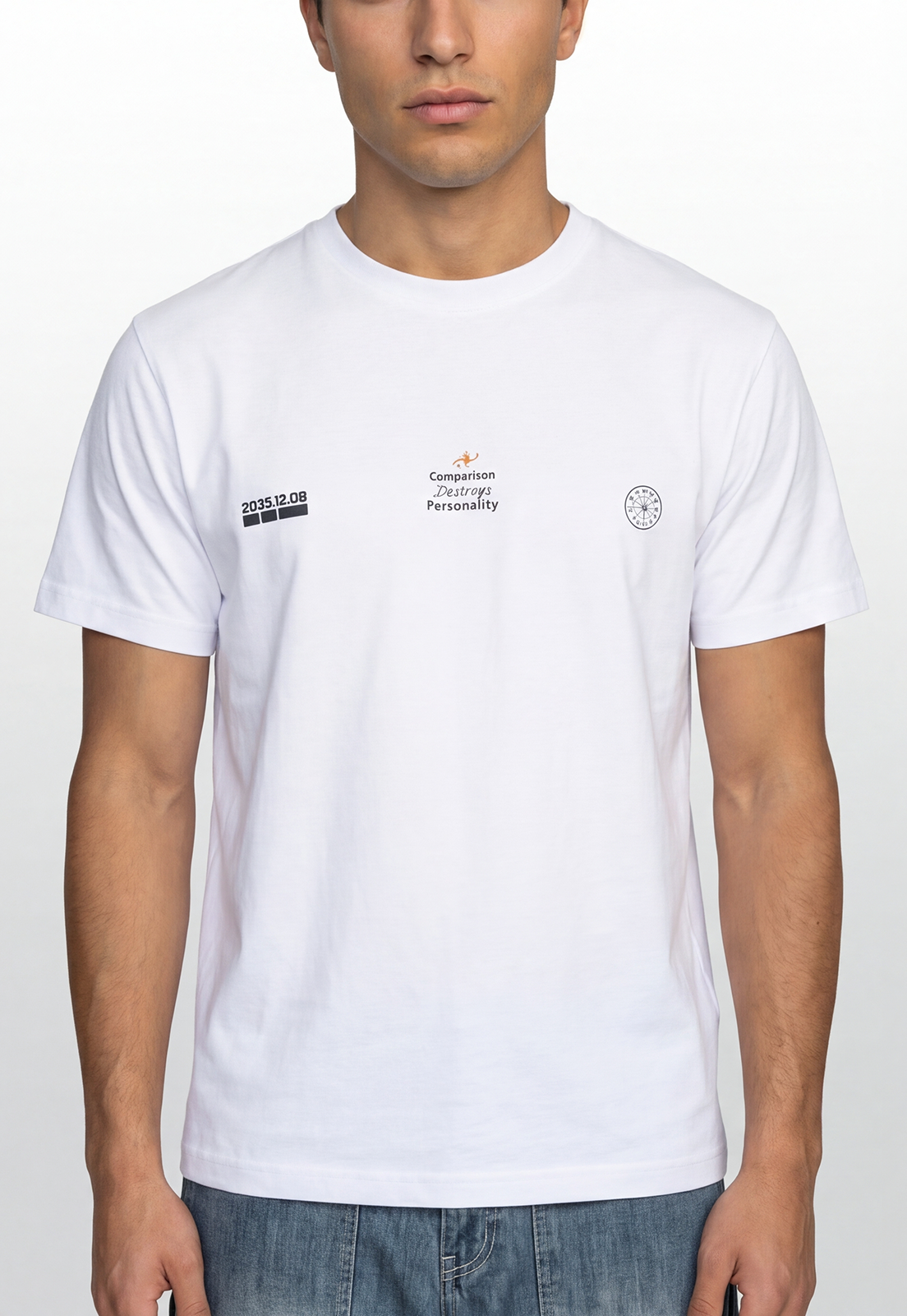 Polera Hombre Relaxed Future Blanco 3