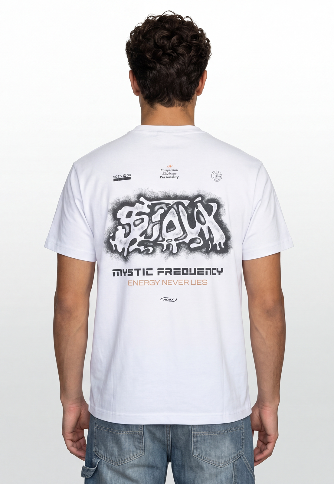 Polera Hombre Relaxed Future Blanco 4