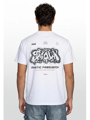 Polera Hombre Relaxed Future Blanco