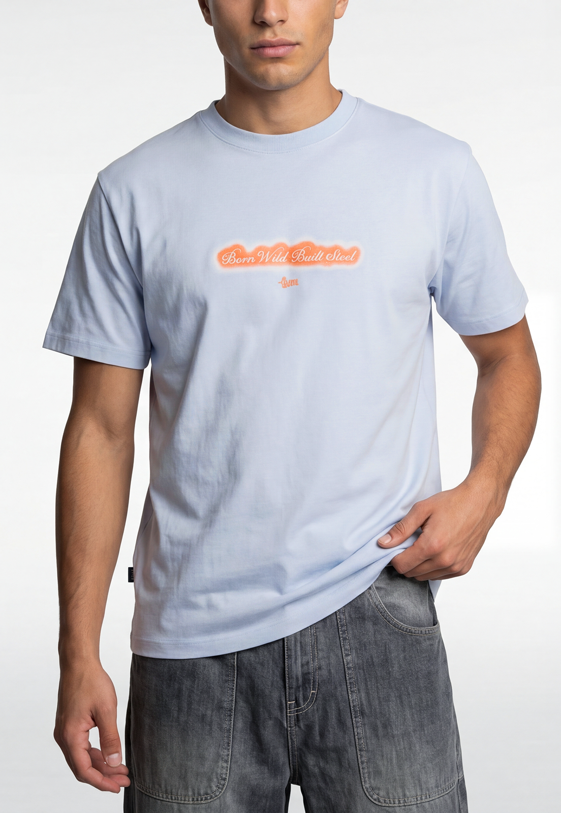 Polera Hombre Conejo Celeste 3