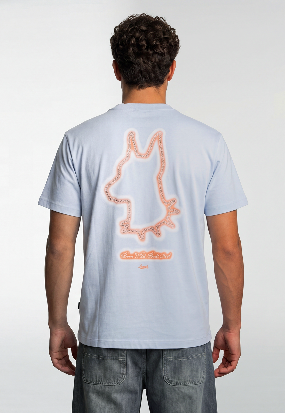 Polera Hombre Conejo Celeste 4
