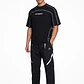 Pantalón Hombre Training Loose Baggy Negro - Miniatura 4
