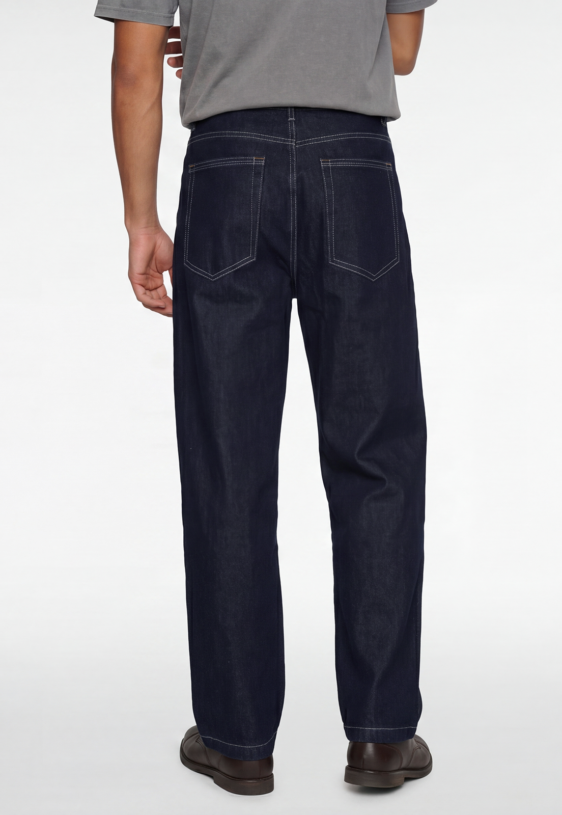 Jeans Hombre Super Baggy Raw Azul 3