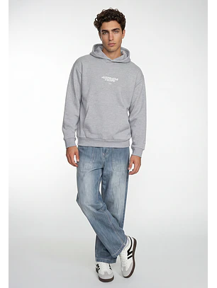 Polerón Hombre Manzanas Gris