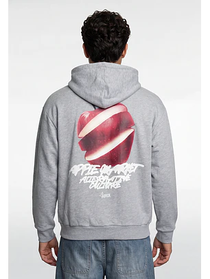 Polerón Hombre Manzanas Gris