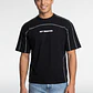 Polera Hombre Costuras Contraste Negro - Miniatura 1