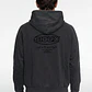 Polerón Hombre Boxy Fit Lavado Flock Negro - Miniatura 4