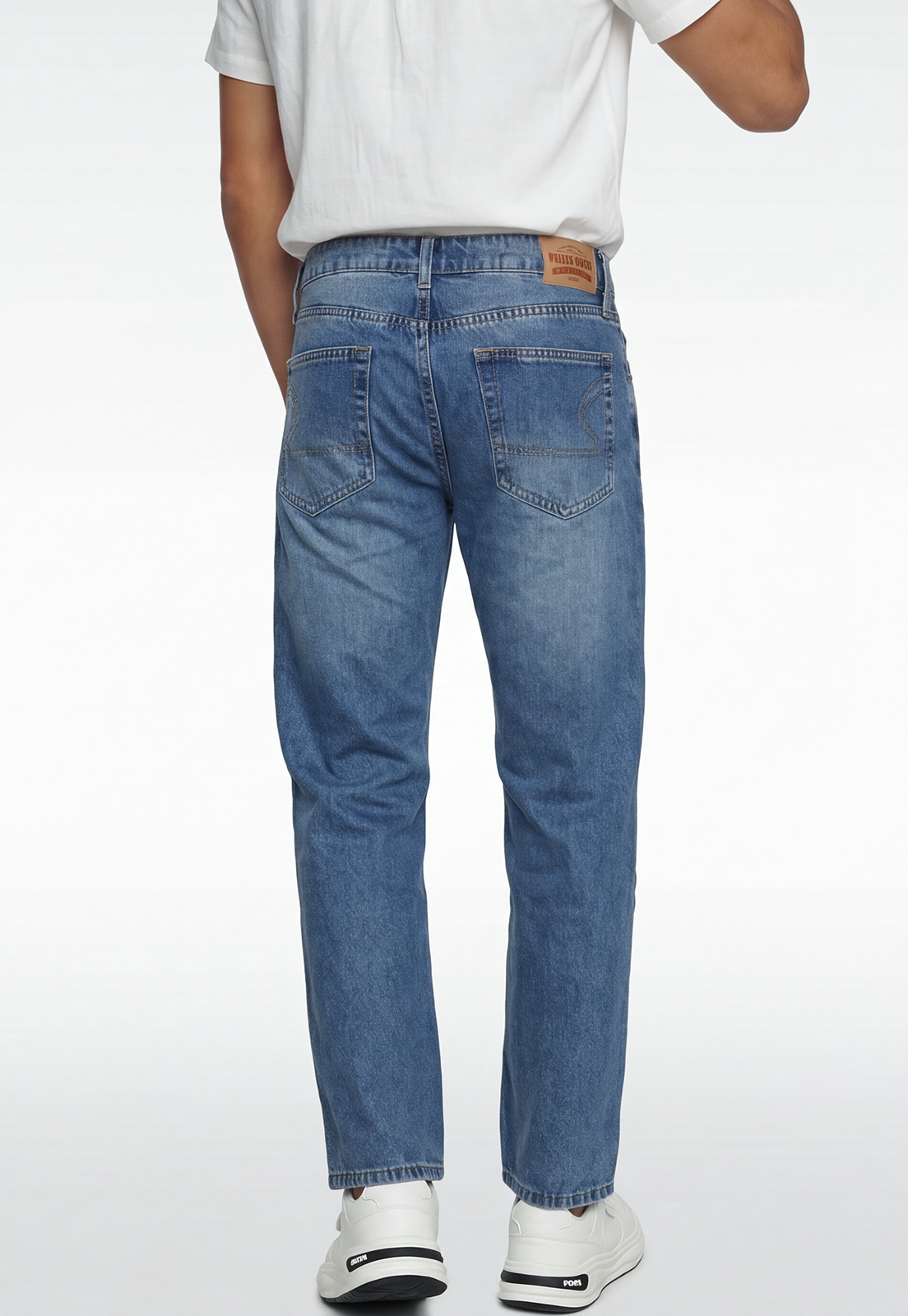 Jeans Hombre Straight Relaxed Proceso Azul 3