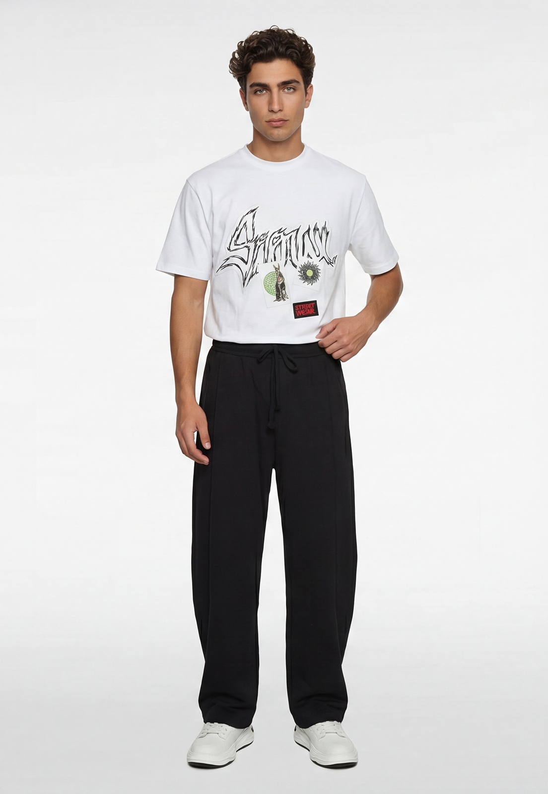 Pantalón Buzo Hombre Balloon Negro 1