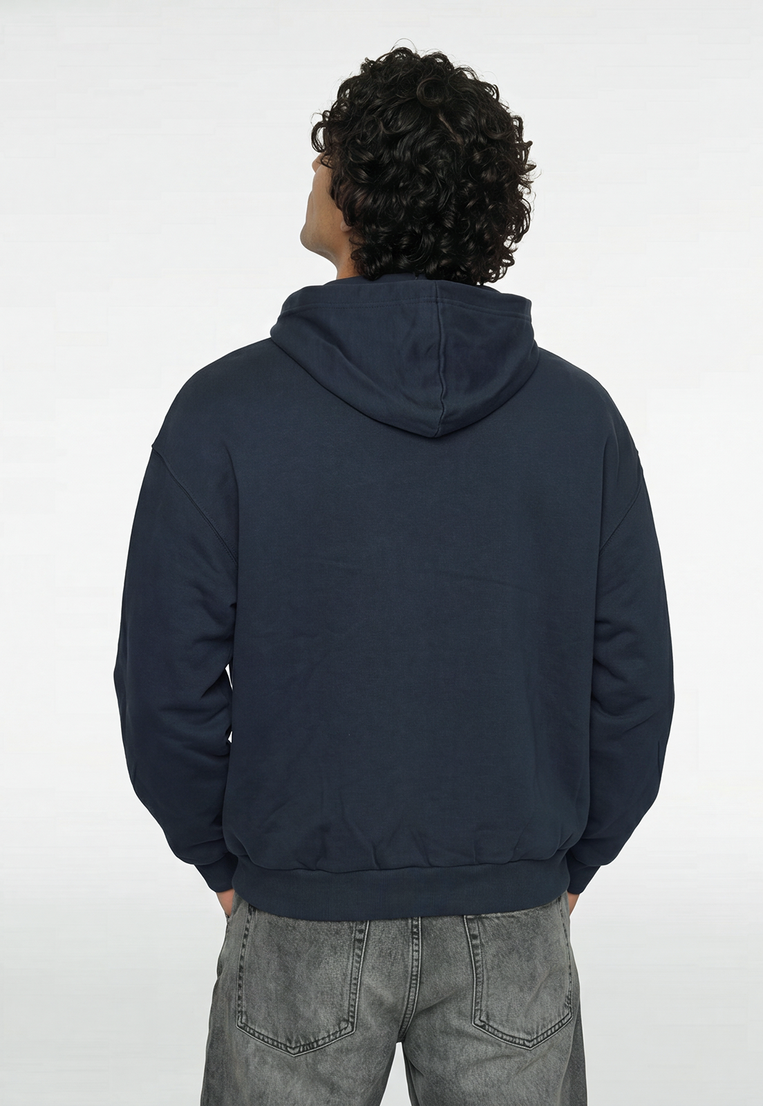 Polerón Hombre Parche Moda Azul 4
