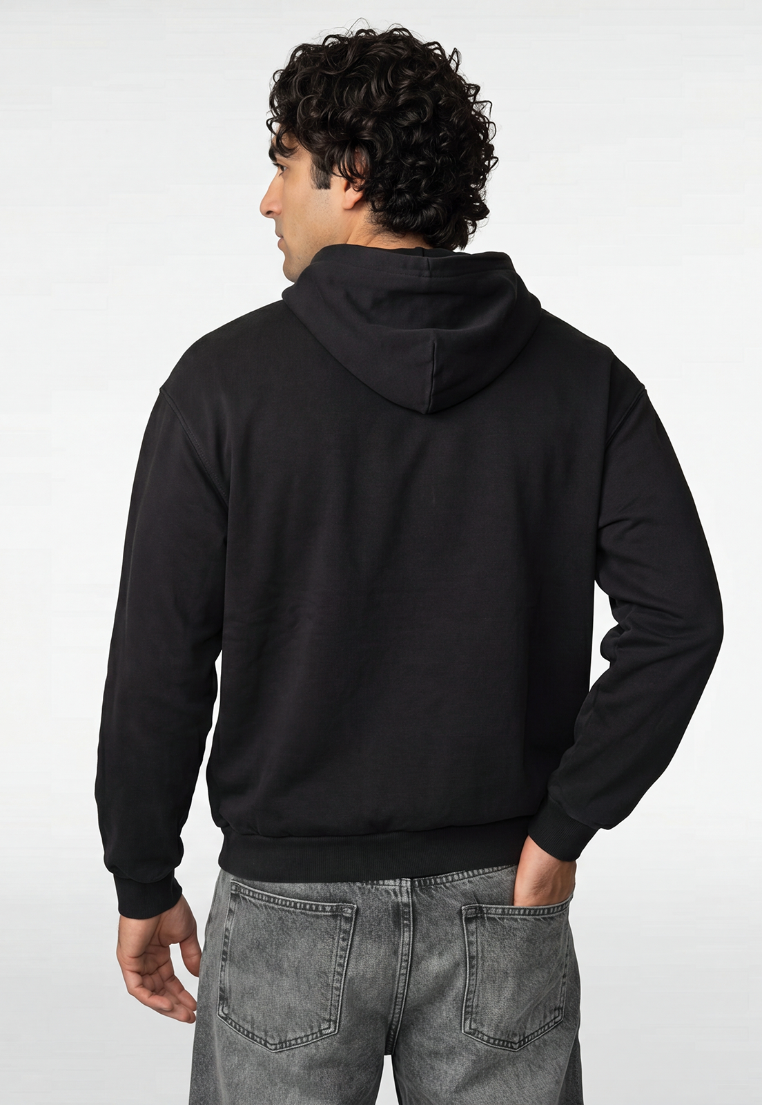 Polerón Hombre Parche Moda Gris 4