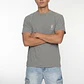 Polera Hombre Letras Rosadas Gris - Miniatura 1