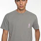 Polera Hombre Letras Rosadas Gris - Miniatura 3