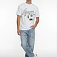 Polera Hombre Estampados Parches Blanco - Miniatura 2