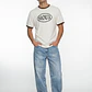 Polera Hombre Piping Contraste Blanco - Miniatura 2