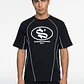 Polera Hombre Cortes Urban Negro - Miniatura 1