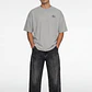 Polera Hombre Boxy Fit Bordado Death Gris - Miniatura 4