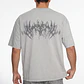 Polera Hombre Boxy Fit Bordado Death Gris - Miniatura 2