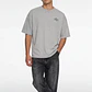 Polera Hombre Boxy Fit Bordado Death Gris - Miniatura 1
