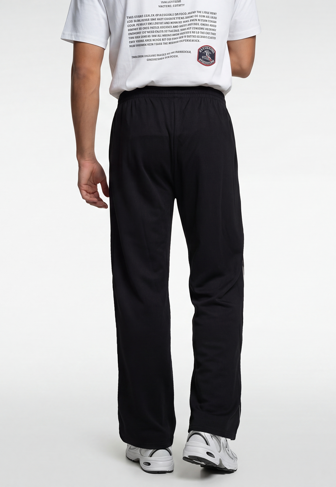 Pantalón Buzo Hombre Loose Baggy Negro 3