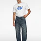 Jeans Hombre Baggy Corte Azul - Miniatura 4